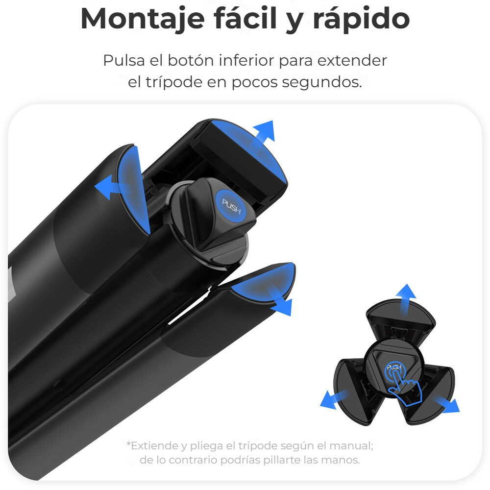 Ulanzi AT-01 Offset Vlog Tripod – Rozložení jedním stiskem
