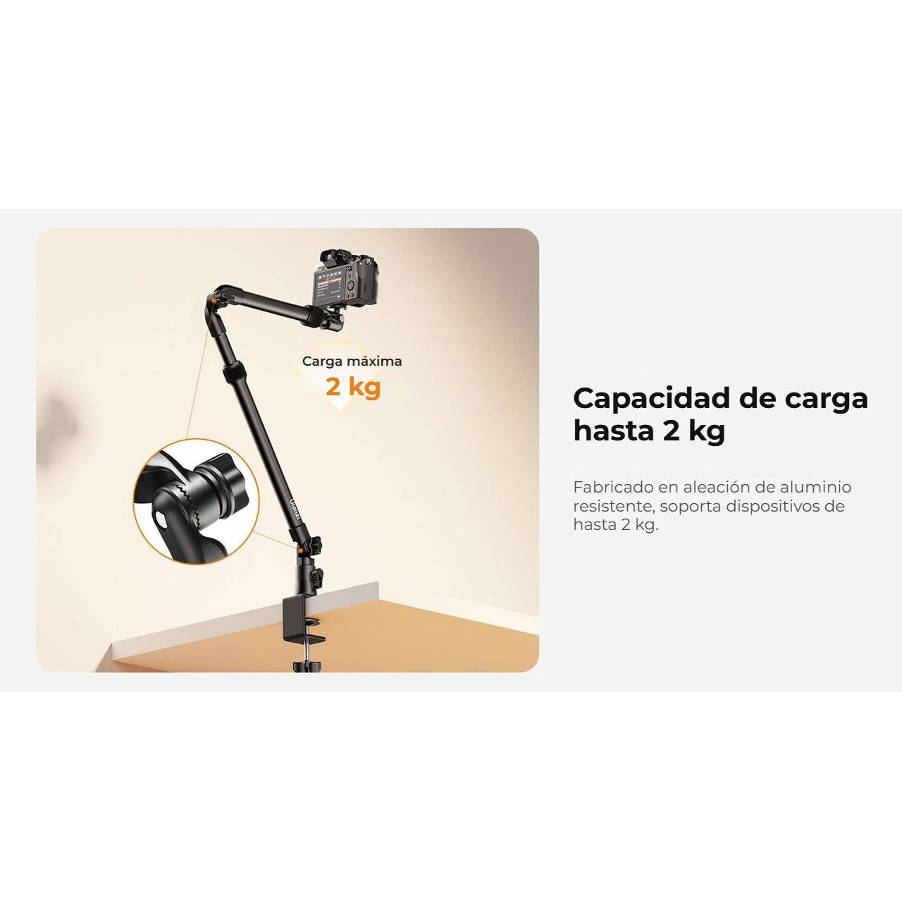 Ulanzi ZJ02 C-clip – Nosnost až 2 kg