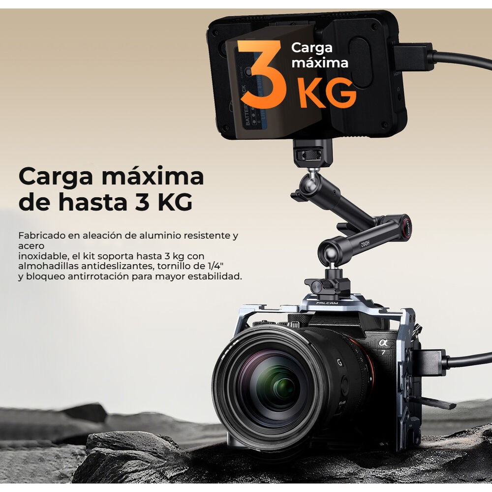 Ulanzi HD02 Magic Arm – Nosnost až 3 kg