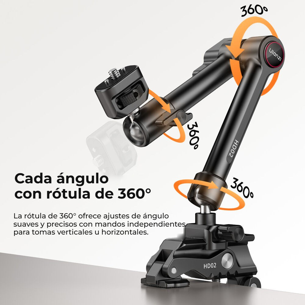 Ulanzi HD02 Magic Arm – Kulové hlavy 360° na obou koncích