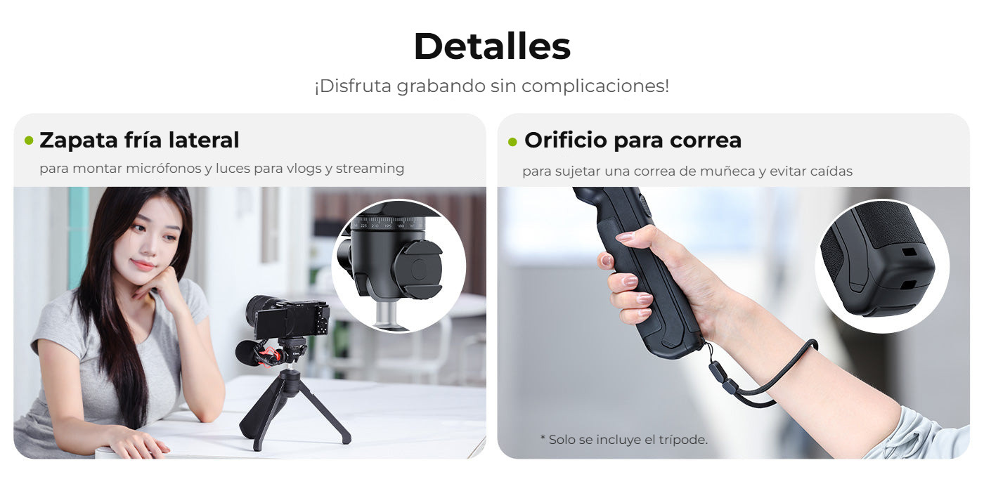 Ulanzi TT38 ClickOpen Tabletop Tripod – Detaily