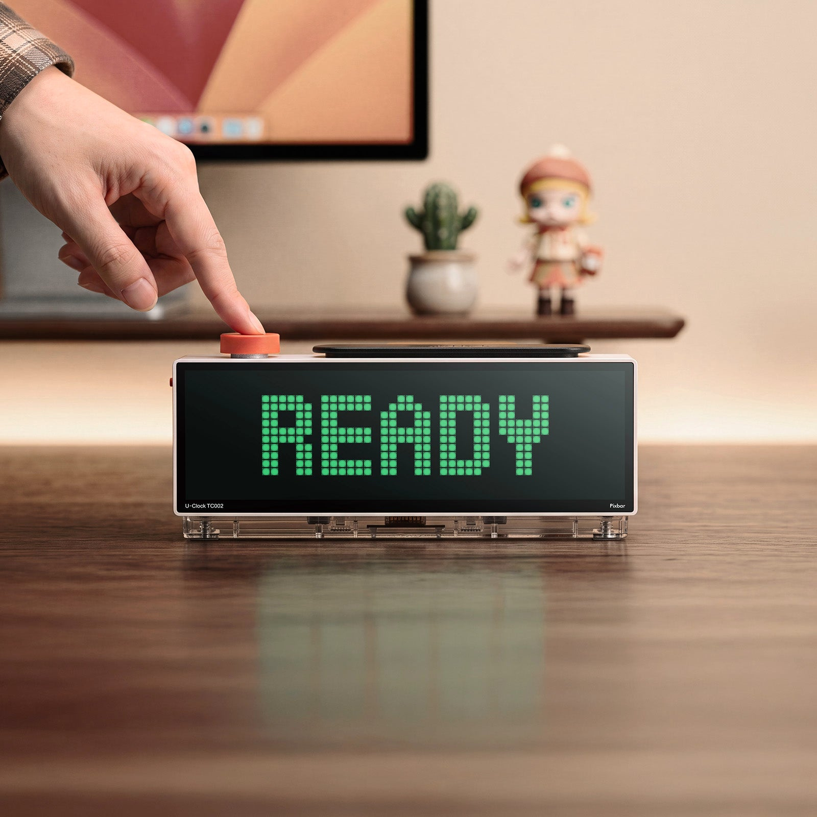 Ulanzi TC002 Pixbar Smart Pixel Clock II – Ovládání kolečkem a tlačítky