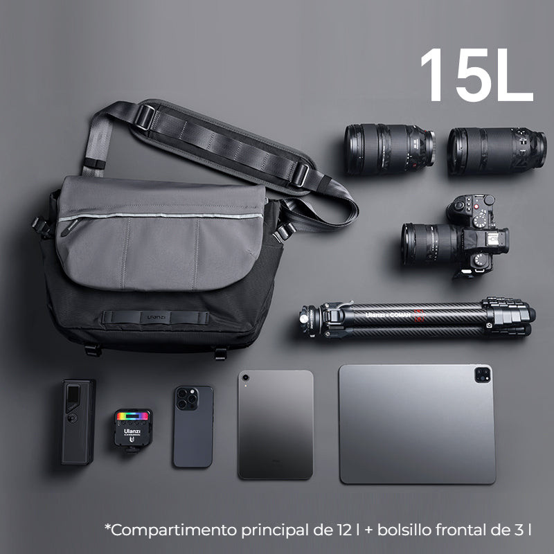 Ulanzi TE88 Camera Shoulder Bag – Objem 15 l: 12 l + 3 l