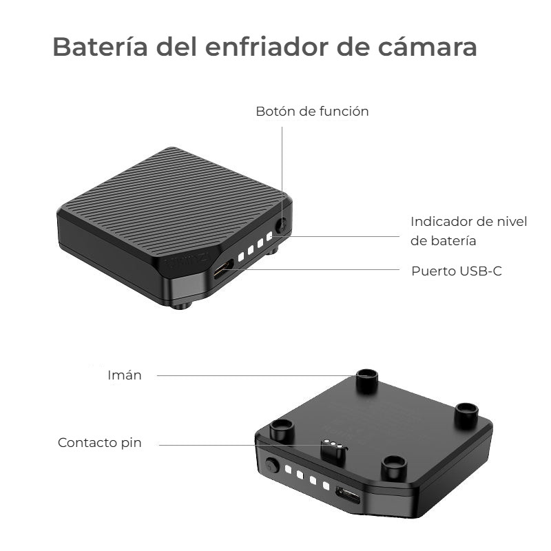 Ulanzi CU01 Thermostatic Semiconductor Kit – Popis baterie
