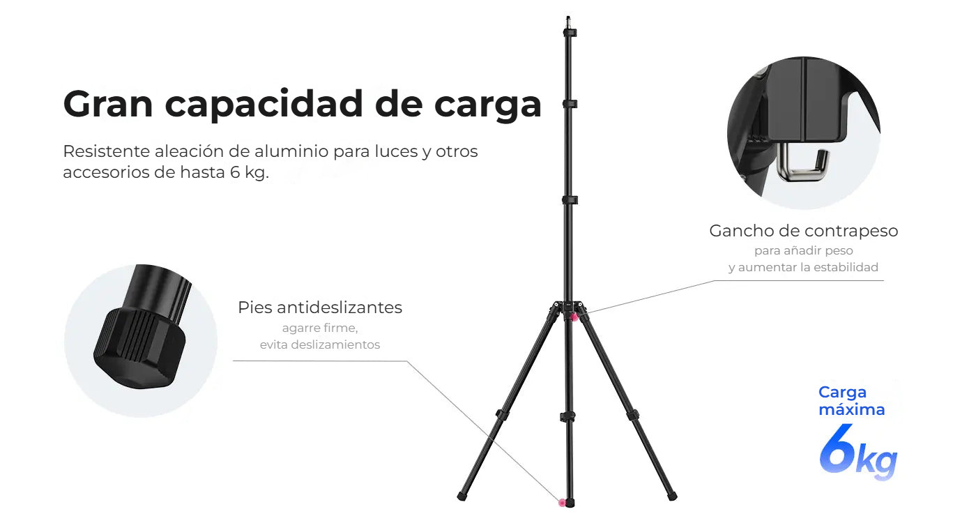 Ulanzi TT43 Reverse Folding Light Stand – Vysoká nosnost