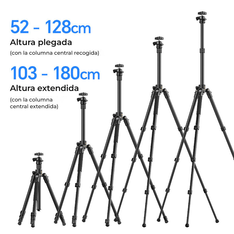 Ulanzi 1.8m Lightweight Mirrorless Tripod – Výška 52–180 cm