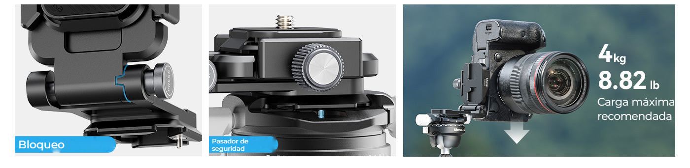 Ulanzi UKA08 Uka Camera Foldable L-Bracket – Zajištění a nosnost