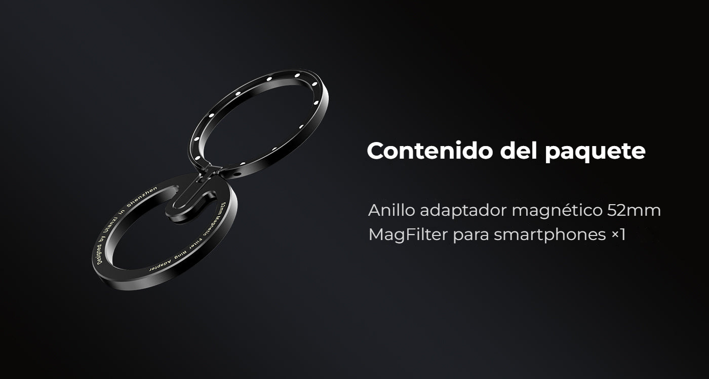 Ulanzi 52mm MagFilter adaptér – Obsah balení