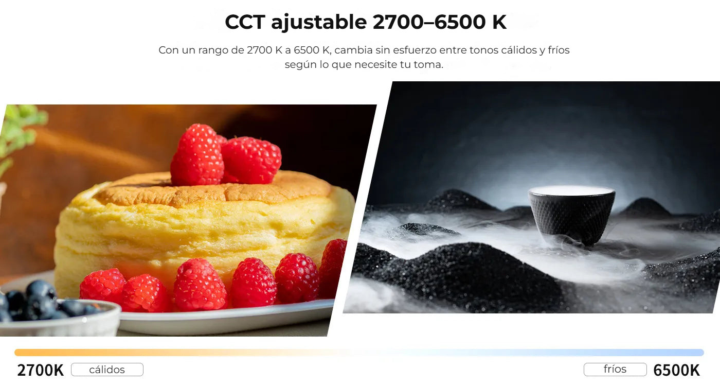 Ulanzi UA20 20W nafukovací světlo – Nastavitelná teplota chromatičnosti