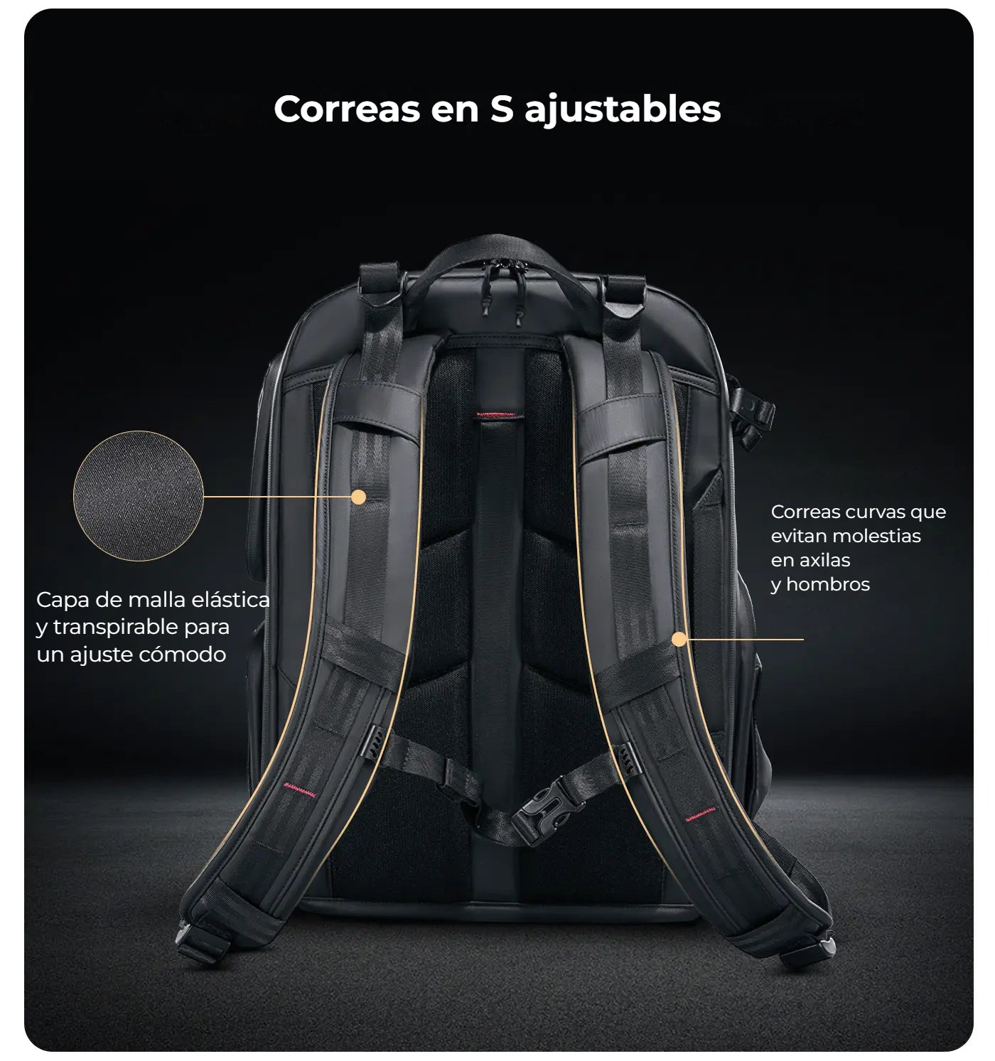 Ulanzi BP10 Hardshell Camera Backpack – Anatomicky tvarované ramenní popruhy