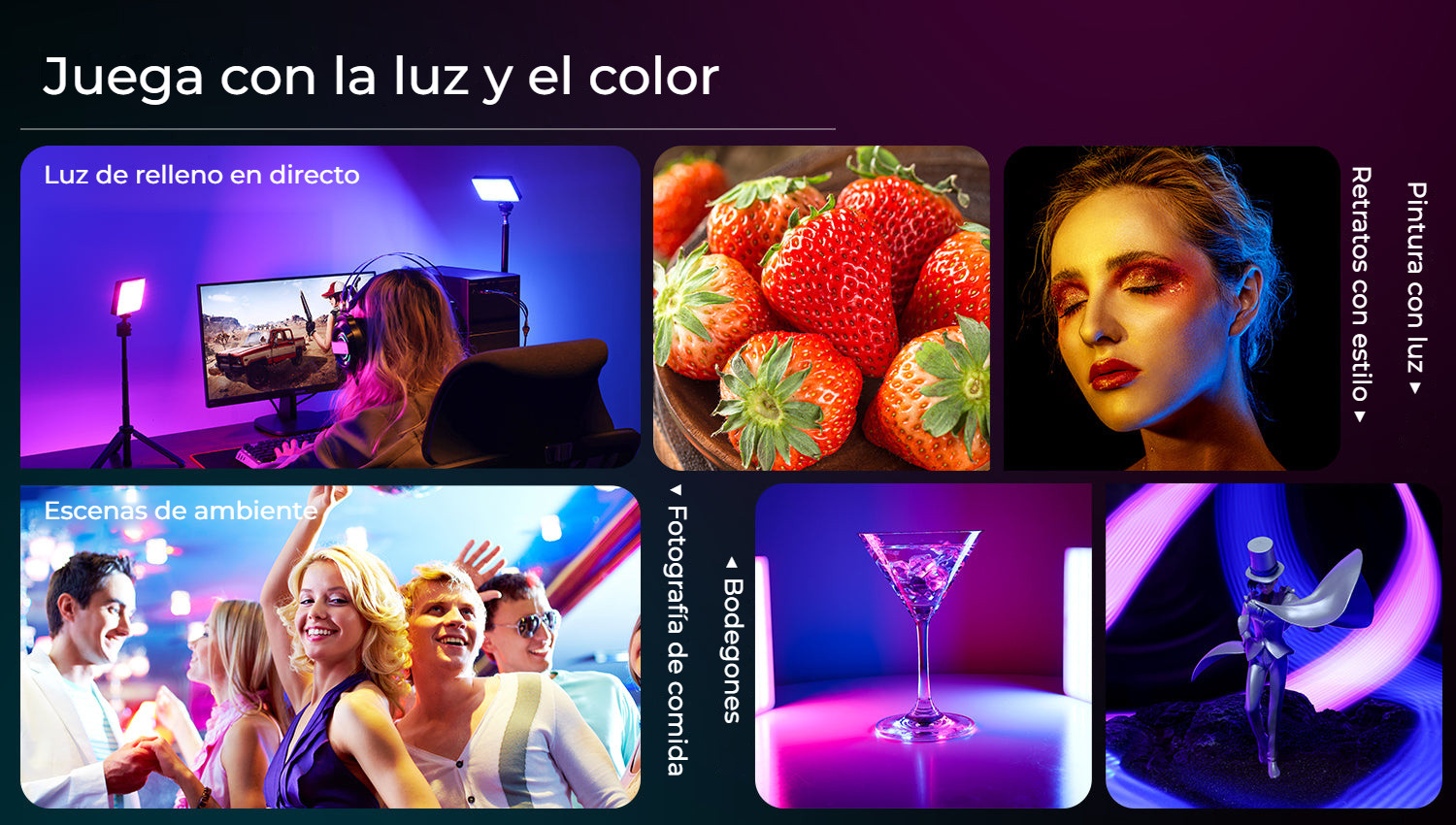 Ulanzi LT002 kapesní světlo RGB – Hrajte si se světlem a barvami
