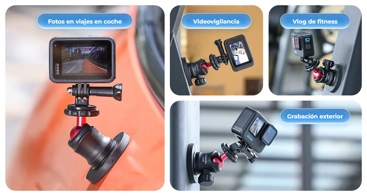 Ulanzi Magnetic Camera Mount for GoPro – Kamera na autě, v domě i ve fitku