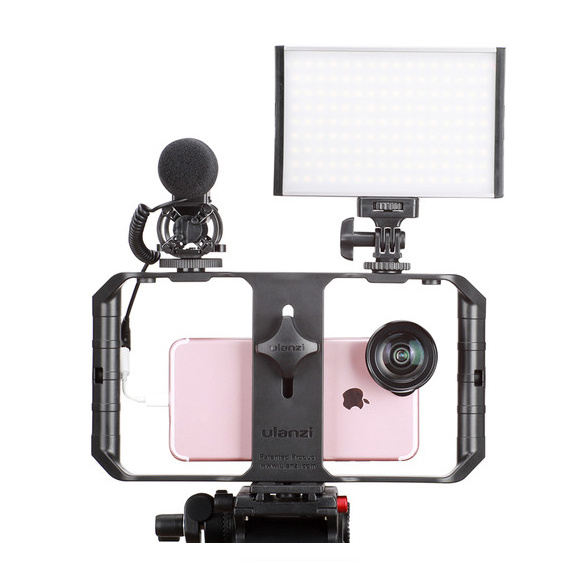 Ulanzi U-Rig Pro video rig na telefon – Světlo a mikrofon bez klece