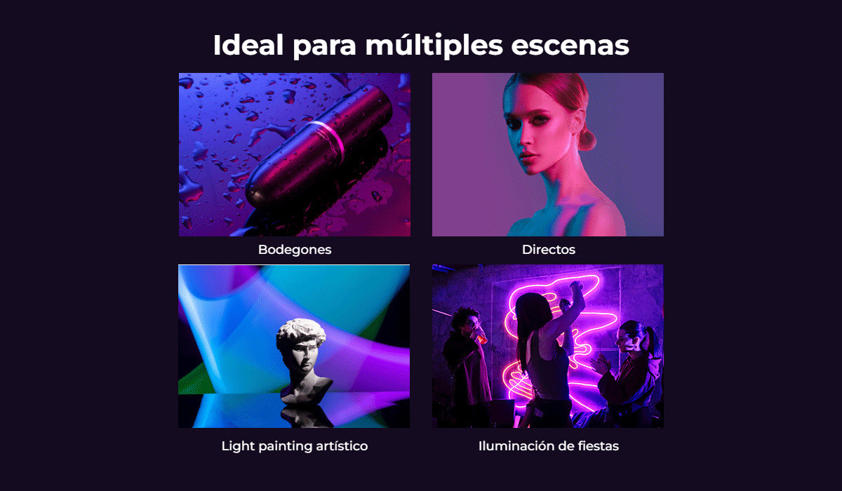 Ulanzi VL110 RGB LED tyč – Pro různé scény