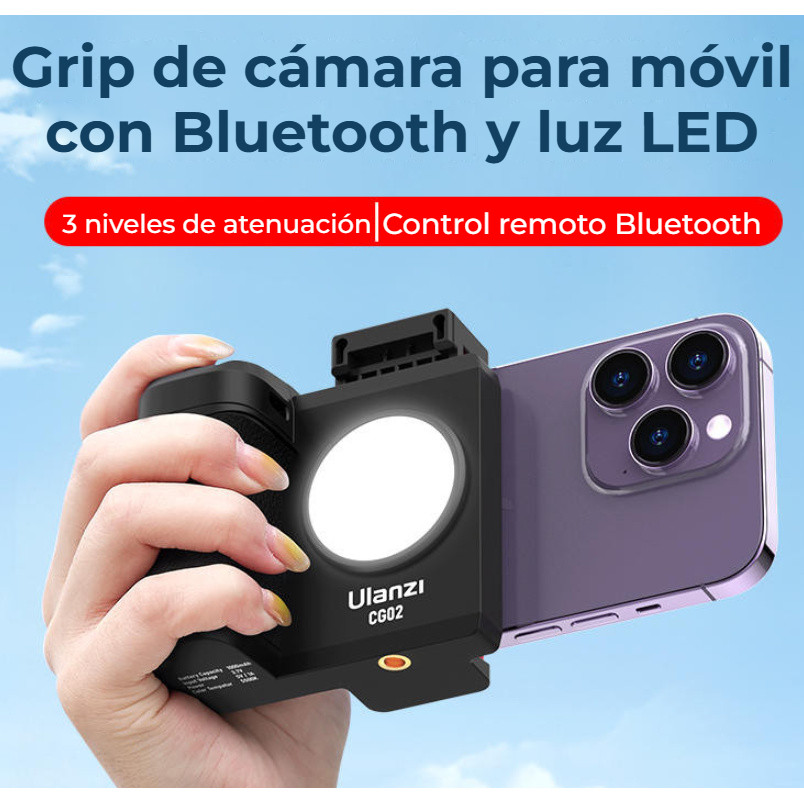 Ulanzi CG-02 Smartphone Camera Grip – Pohodlná rukojeť a univerzální svěrka