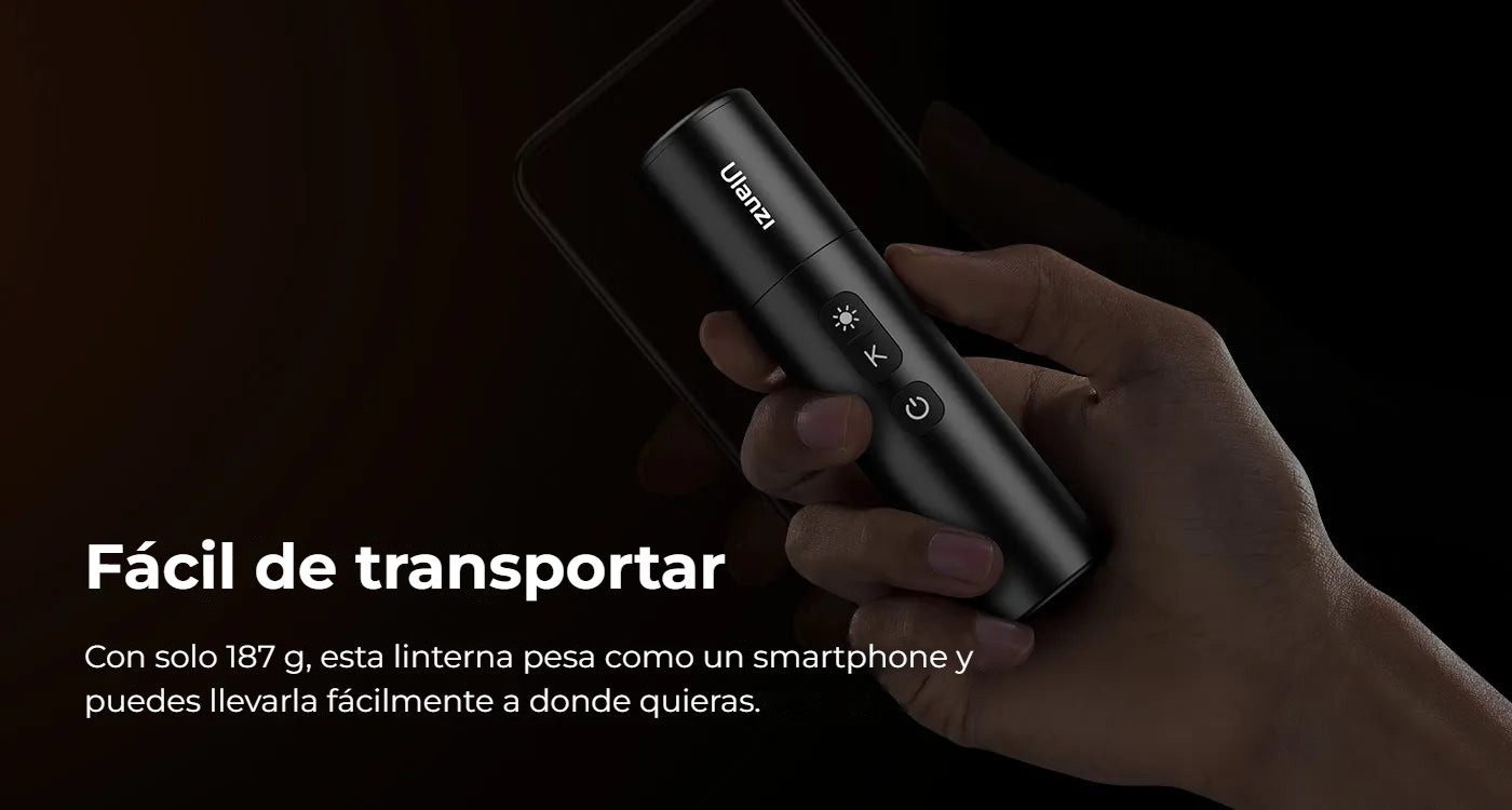 Ulanzi LM07 Videography Flashlight – Lehká jako smartphone