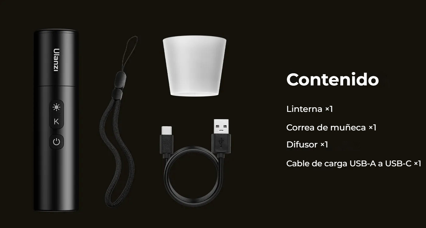 Ulanzi LM07 Videography Flashlight – Obsah balení