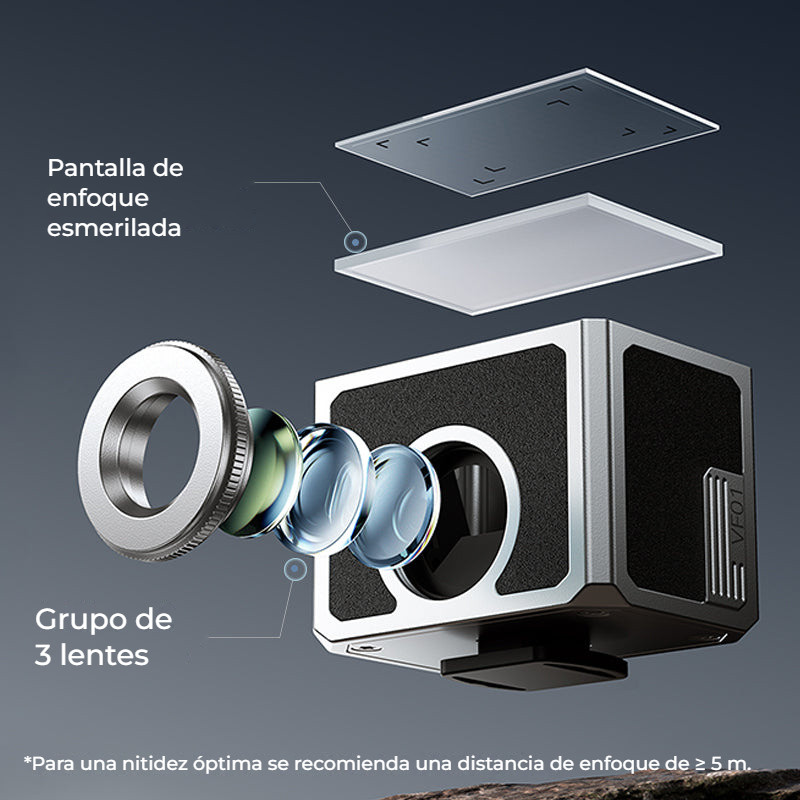 Ulanzi VF01 Waist-Level Viewfinder – Tříčočková optika a matnice